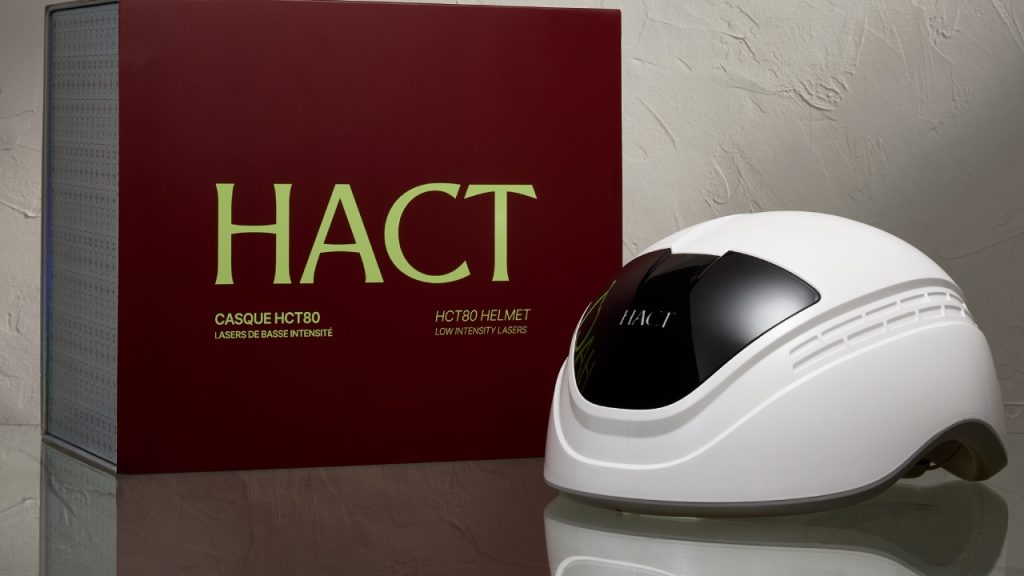 HACT Paris : casque et soins anti chute de cheveux féminine